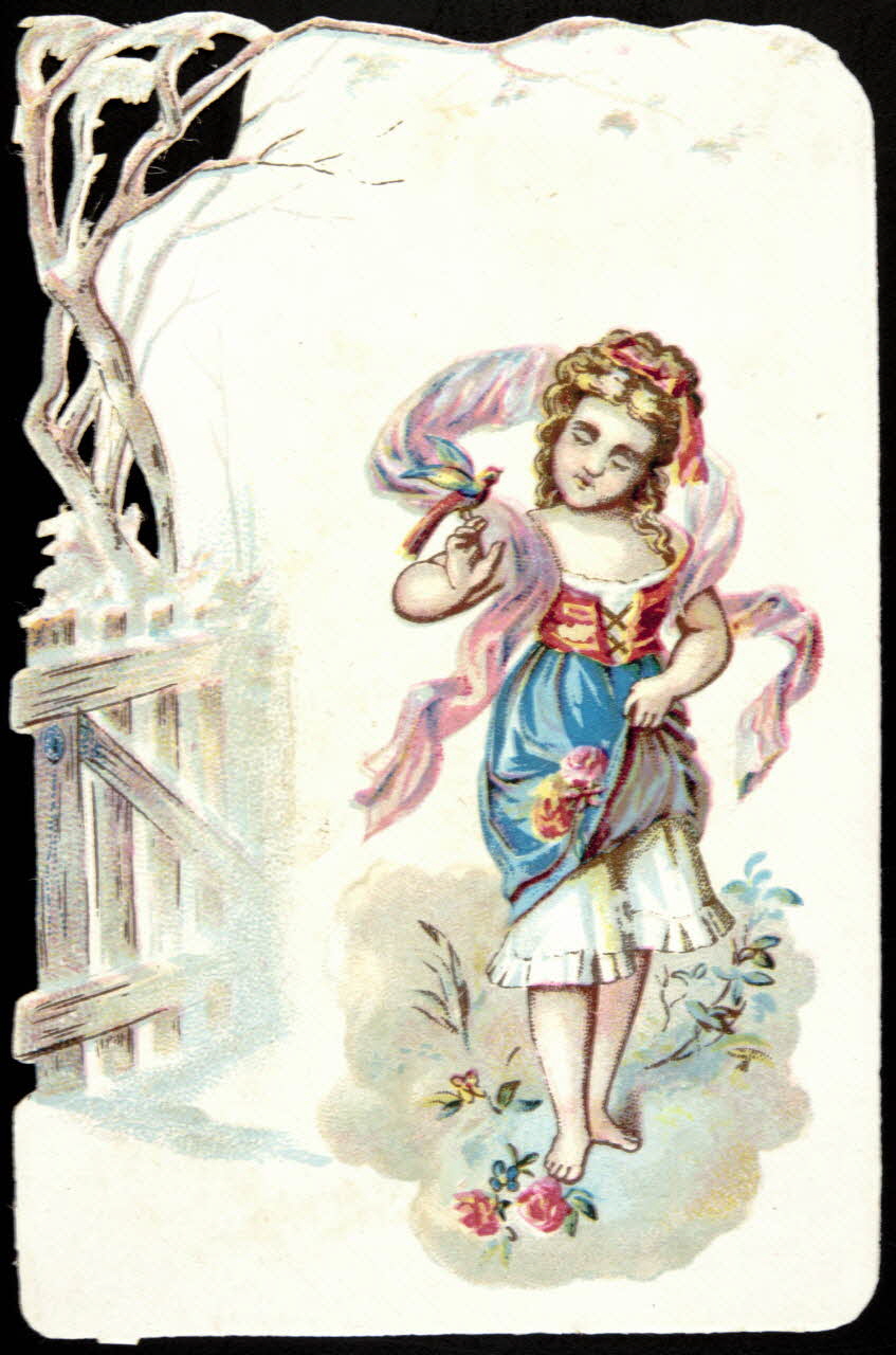 Gombert carte réclame chromo Paris 1890-1914 1995.1.2924.3  Photo