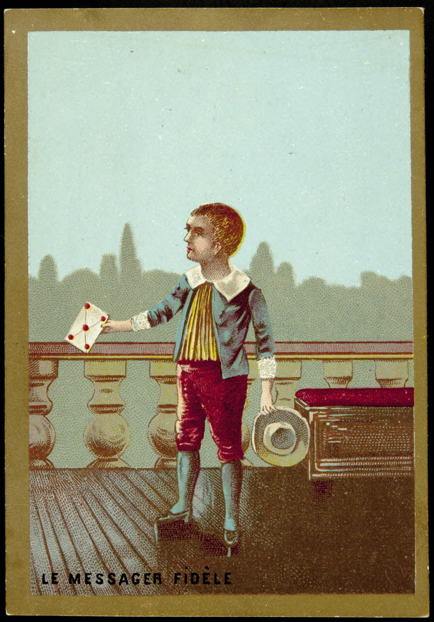 Gombert carte réclame chromo Paris 1890-1914 1995.1.2934.1 Photo