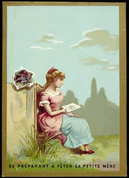 Gombert carte réclame chromo Paris 1890-1914 1995.1.2934.3 Photo