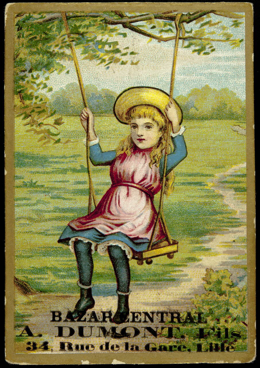 Gombert (éditeur), Verger carte réclame chromo Bruxelles 1890-1914 1995.1.2938.1 Photo