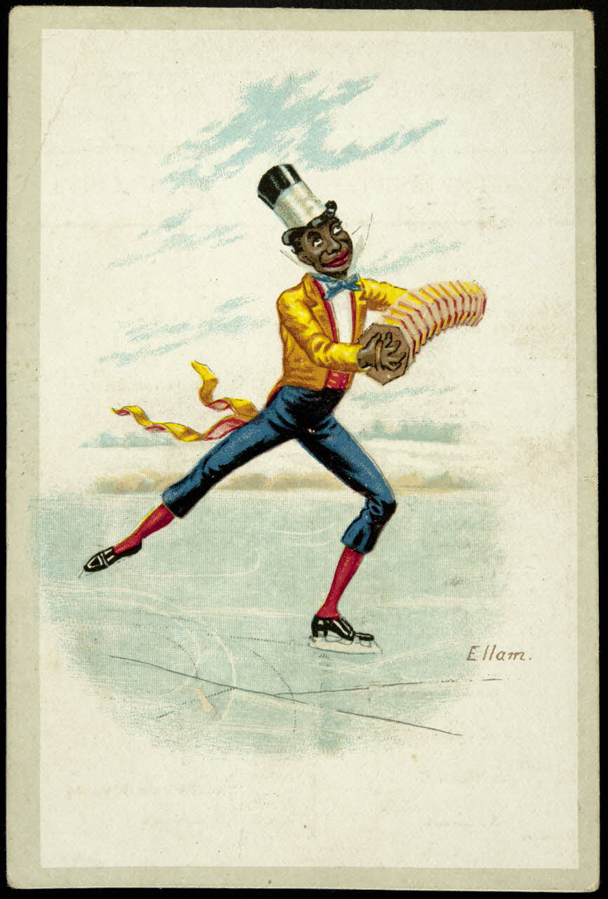 Ellam ; Gombert carte réclame chromo Paris 1890-1914 1995.1.2943.1 Photo