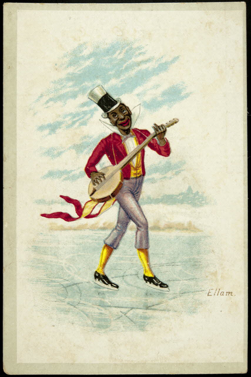 Ellam ; Gombert carte réclame chromo Paris 1890-1914 1995.1.2943.2 Photo