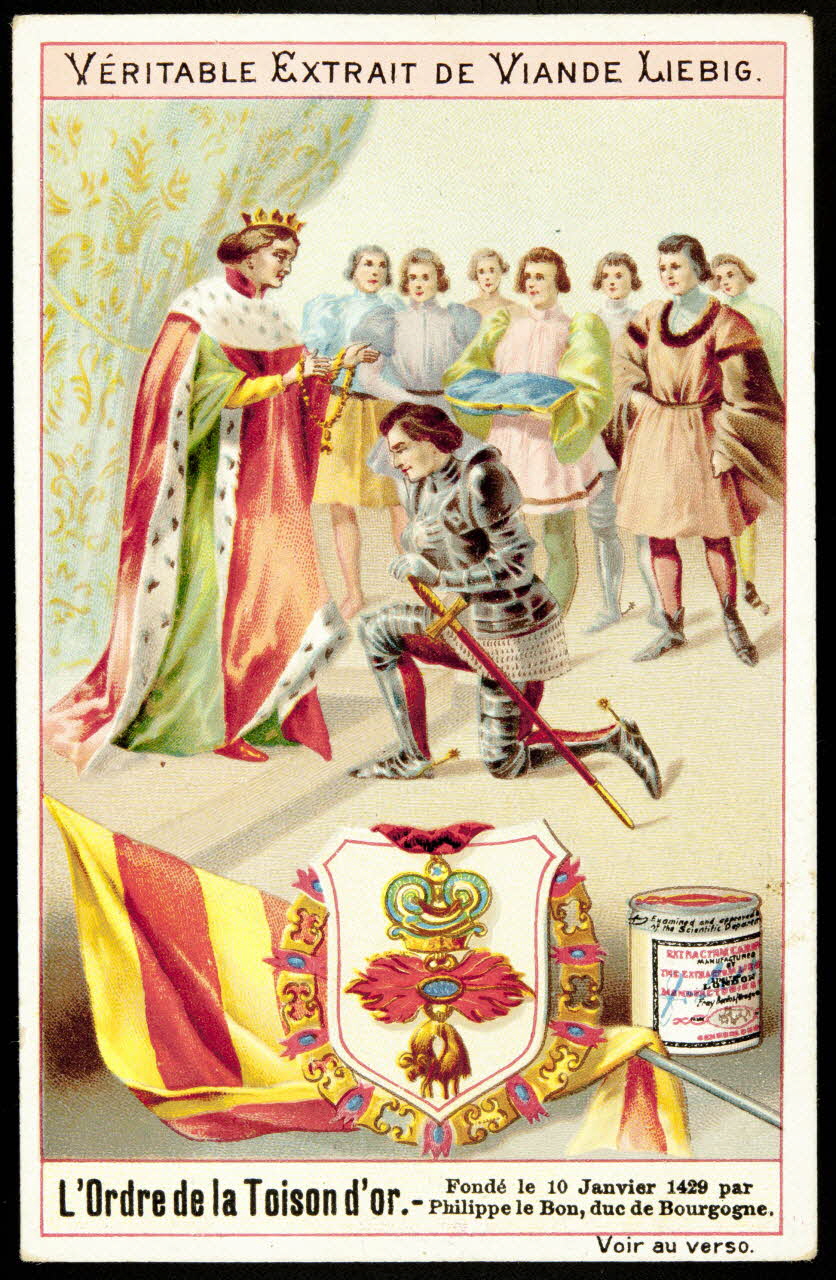 Liebig carte réclame chromo Antwerp 1897 1995.1.2951.2 Photo