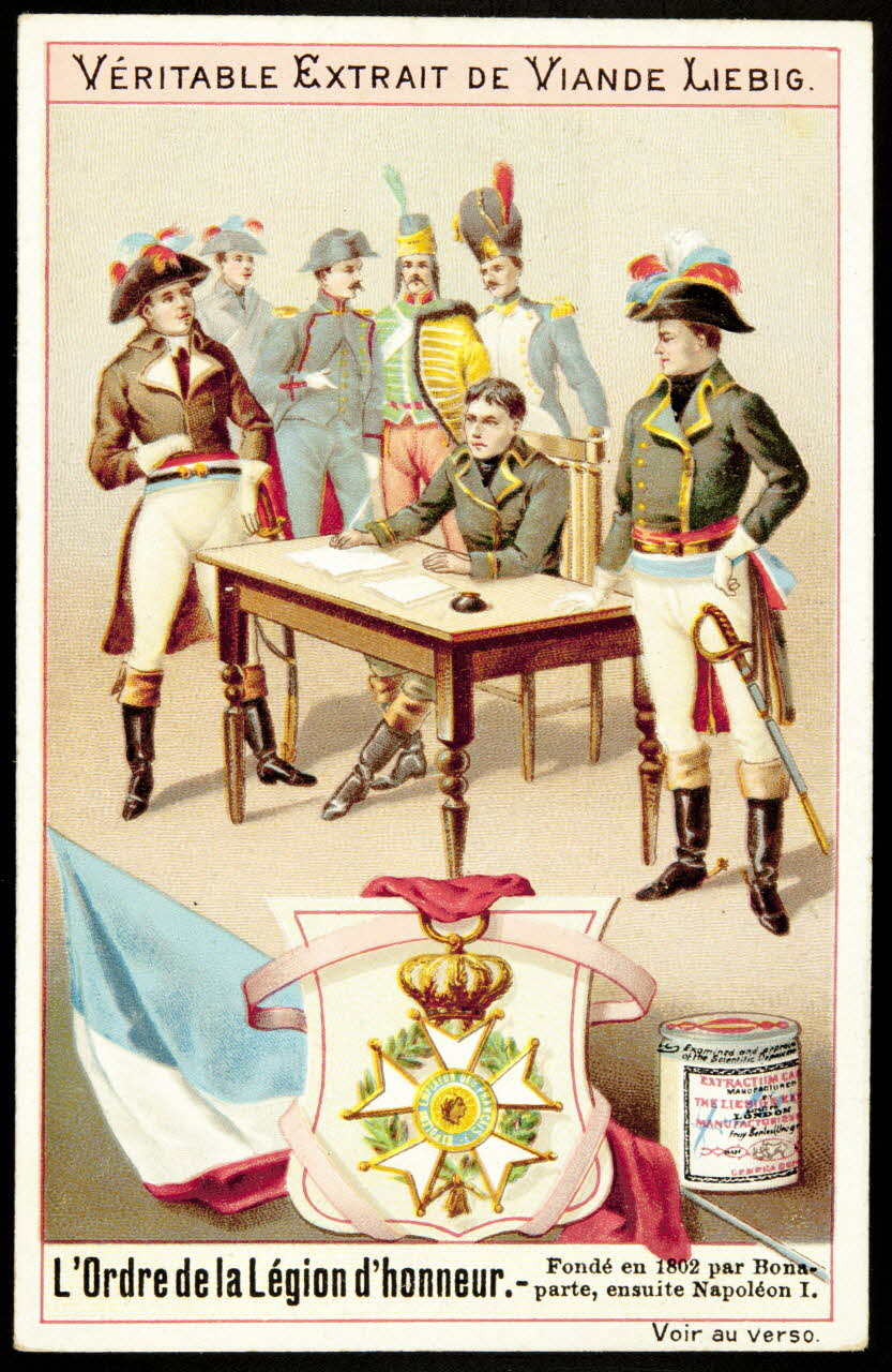 Liebig carte réclame chromo Belgique 1897 1995.1.2951.4 Photo
