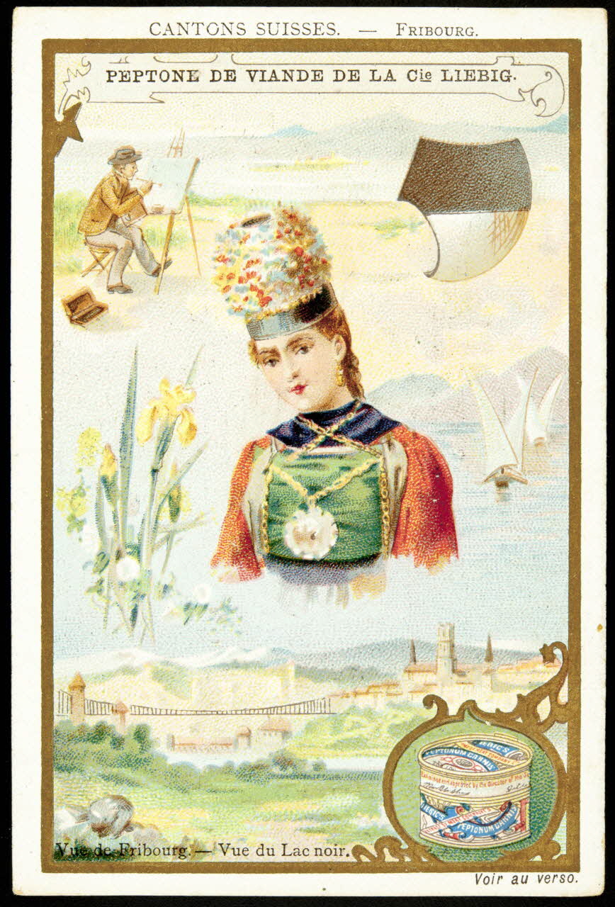 Liebig carte réclame chromo Antwerp 1898 1995.1.2952.3 Photo