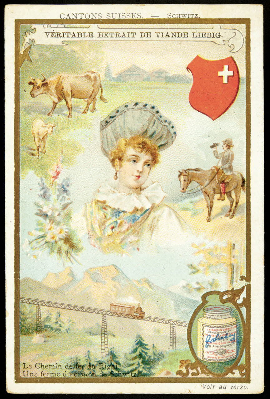 Liebig carte réclame chromo Antwerp 1898 1995.1.2952.4 Photo