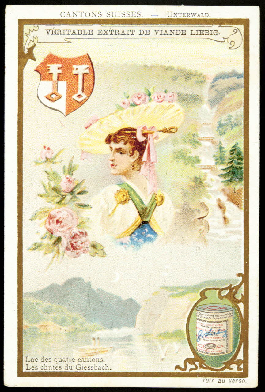 Liebig carte réclame chromo Antwerp 1898 1995.1.2952.5 Photo