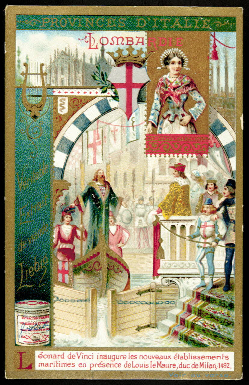 Liebig carte réclame chromo Antwerp 1898 1995.1.2954.2 Photo