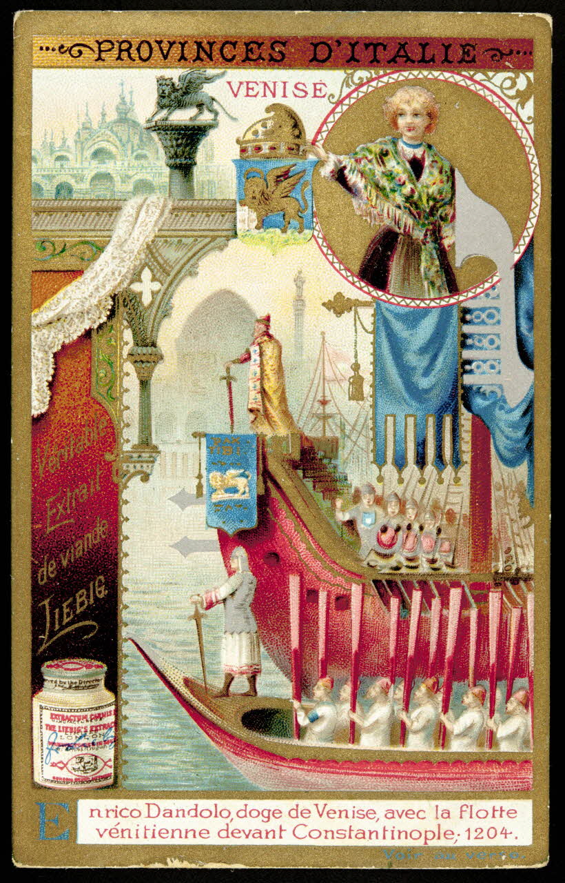 Liebig carte réclame chromo Antwerp 1898 1995.1.2954.3 Photo