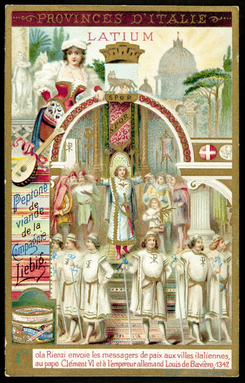 Liebig carte réclame chromo Antwerp 1898 1995.1.2954.5 Photo