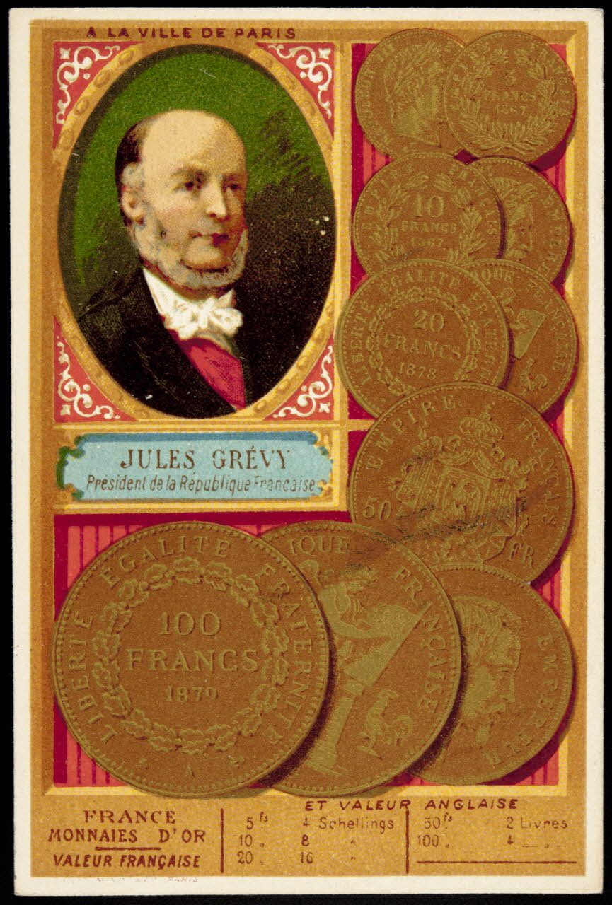 Vallet-Minot et Cie carte réclame chromo Paris 1881-1884 1995.1.296.4 Photo