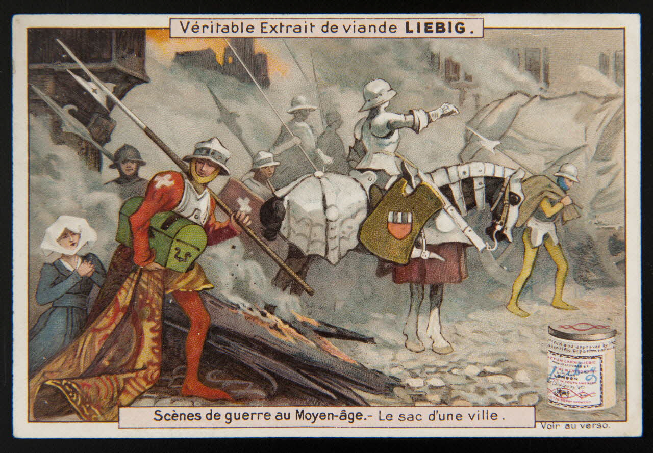 Liebig carte réclame chromo Antwerp 1901 1995.1.2964.2 Photo