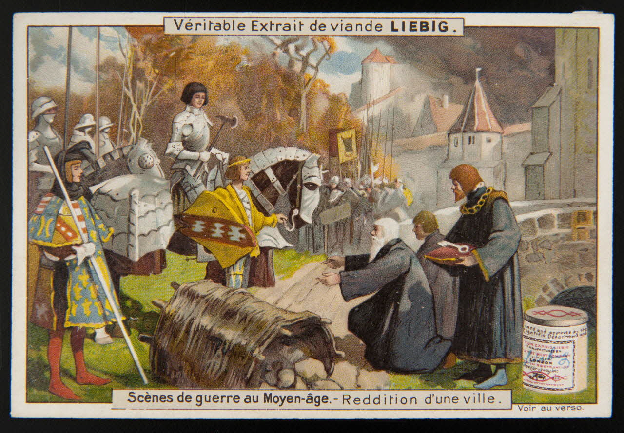 Liebig carte réclame chromo Antwerp 1901 1995.1.2964.6 Photo