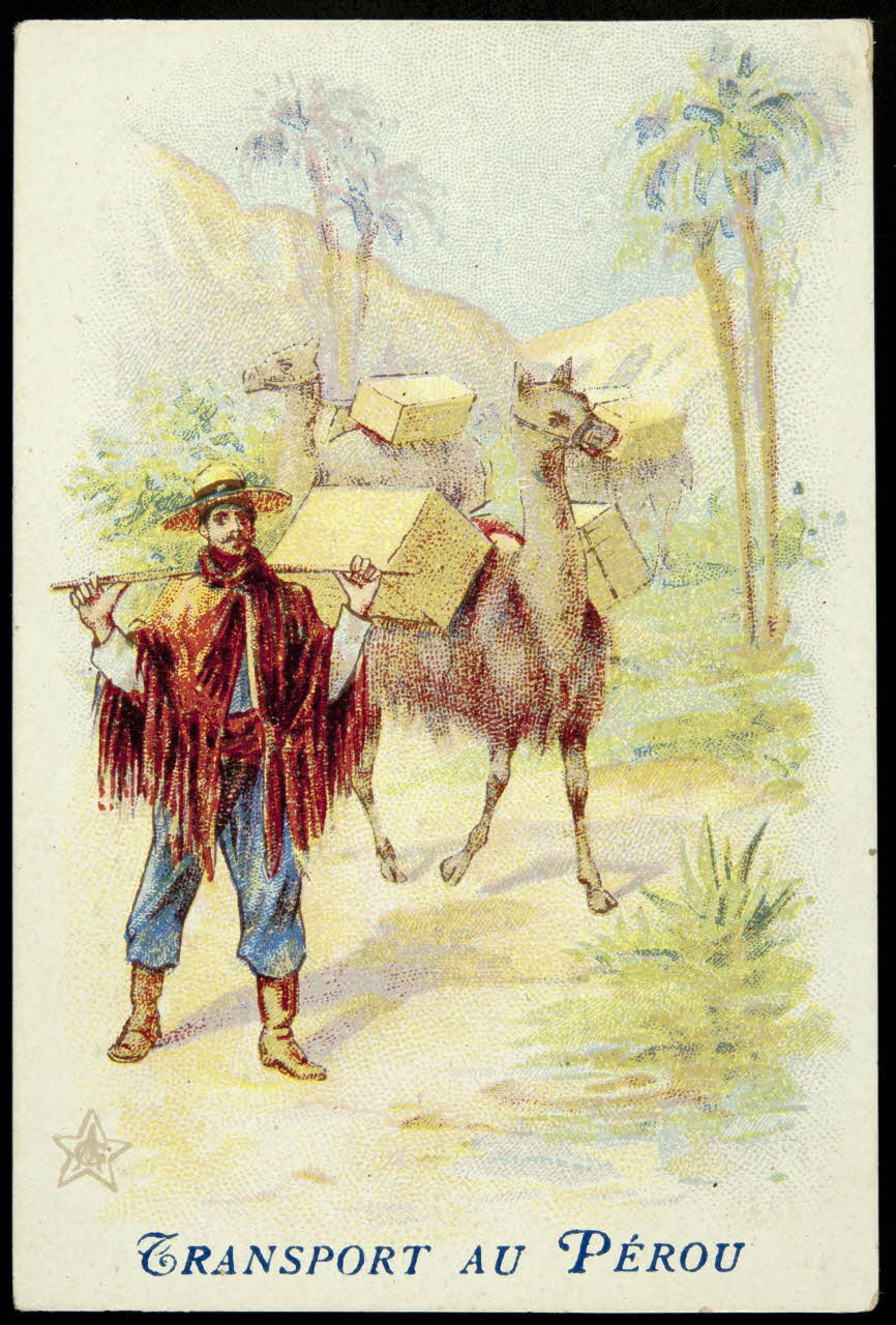 Gombert carte réclame chromo Halluin 1890-1914 1995.1.2988.1 Photo