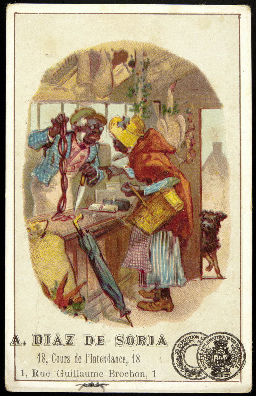Gombert carte réclame chromo Paris 1890-1914 1995.1.2989.3 Photo