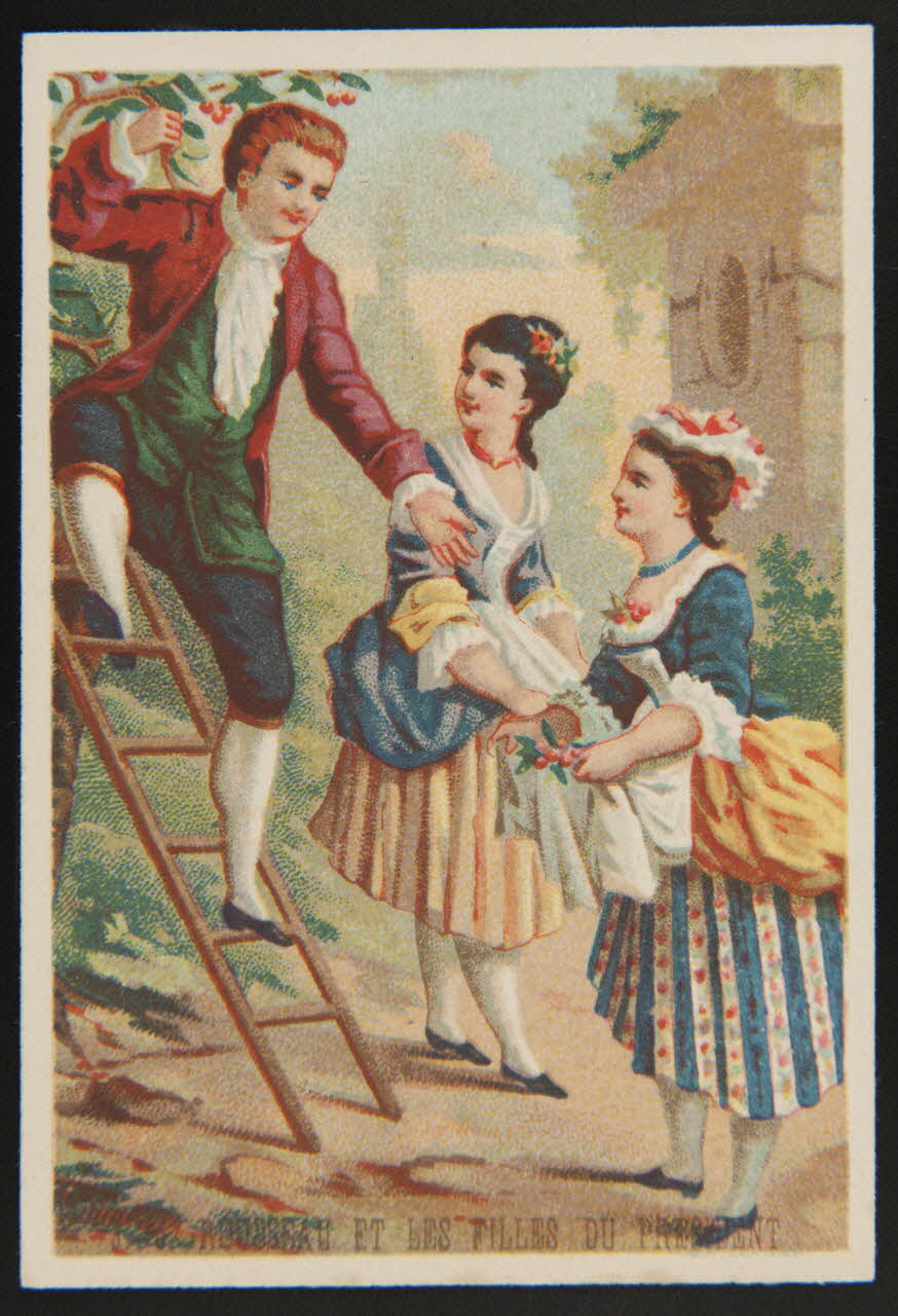 Bouillon-Rivoyre carte réclame chromo Paris 1877-1893 1995.1.3004.1 Photo