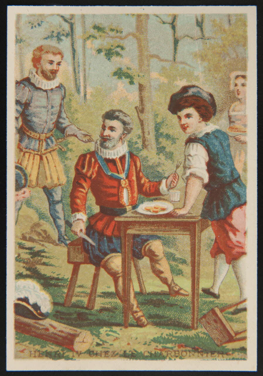 Bouillon-Rivoyre carte réclame chromo Paris 1877-1893 1995.1.3004.2 Photo