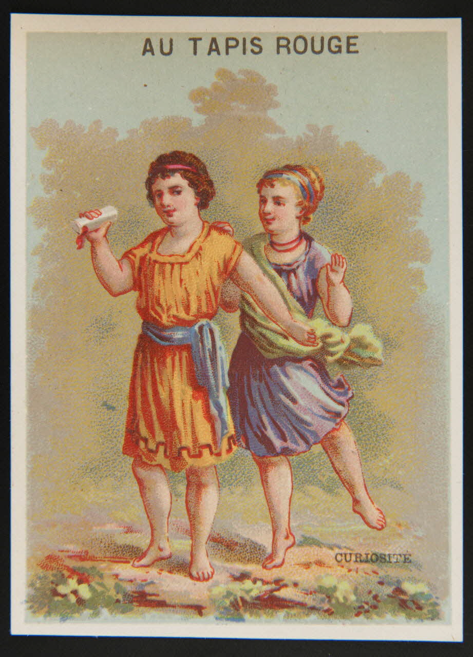 Bouillon-Rivoyre ; Cochet et Roulié carte réclame chromo Paris 1878-1880 1995.1.3005.3 Photo