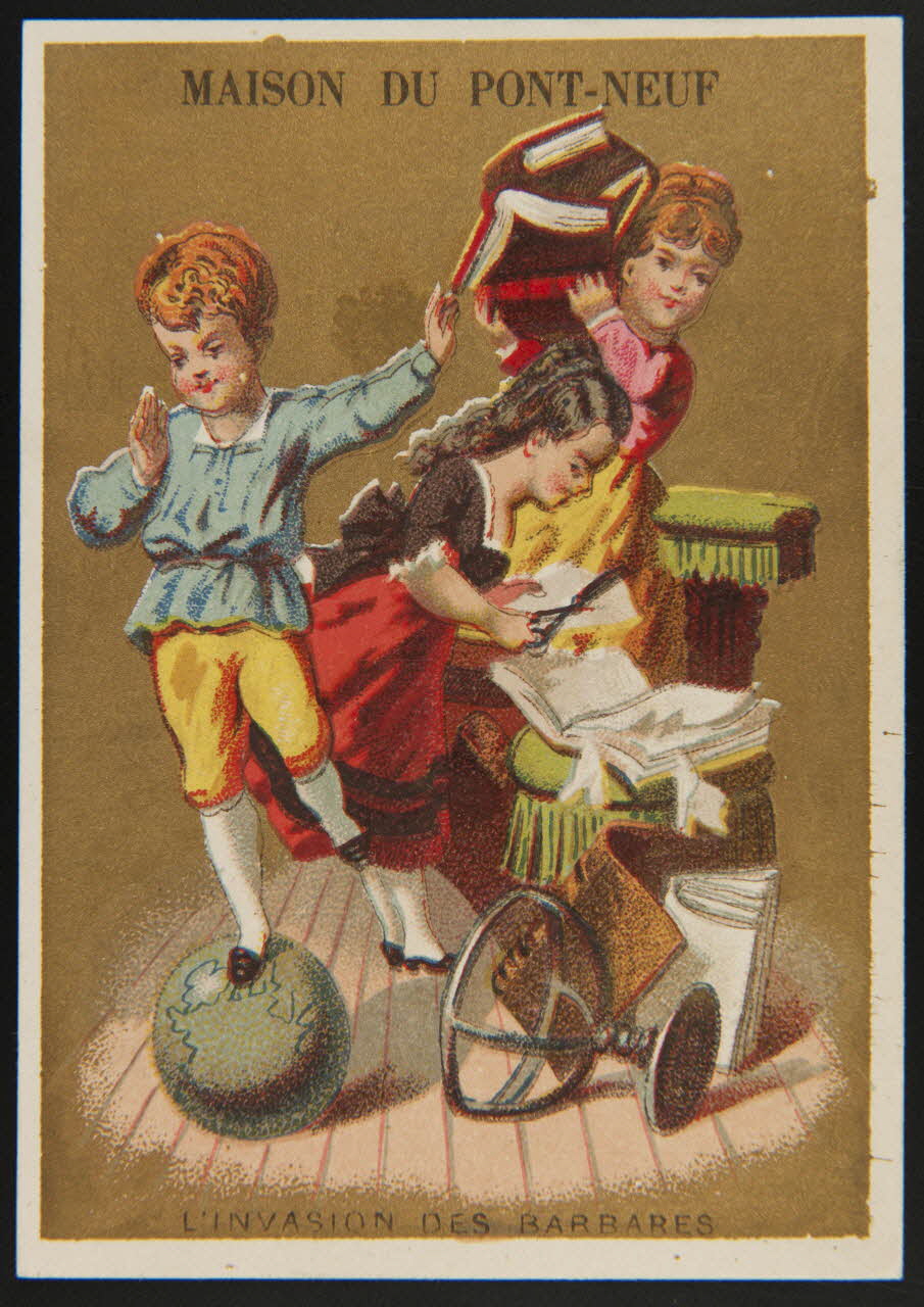 Bouillon-Rivoyre carte réclame chromo Paris 1877-1893 1995.1.3006.1 Photo