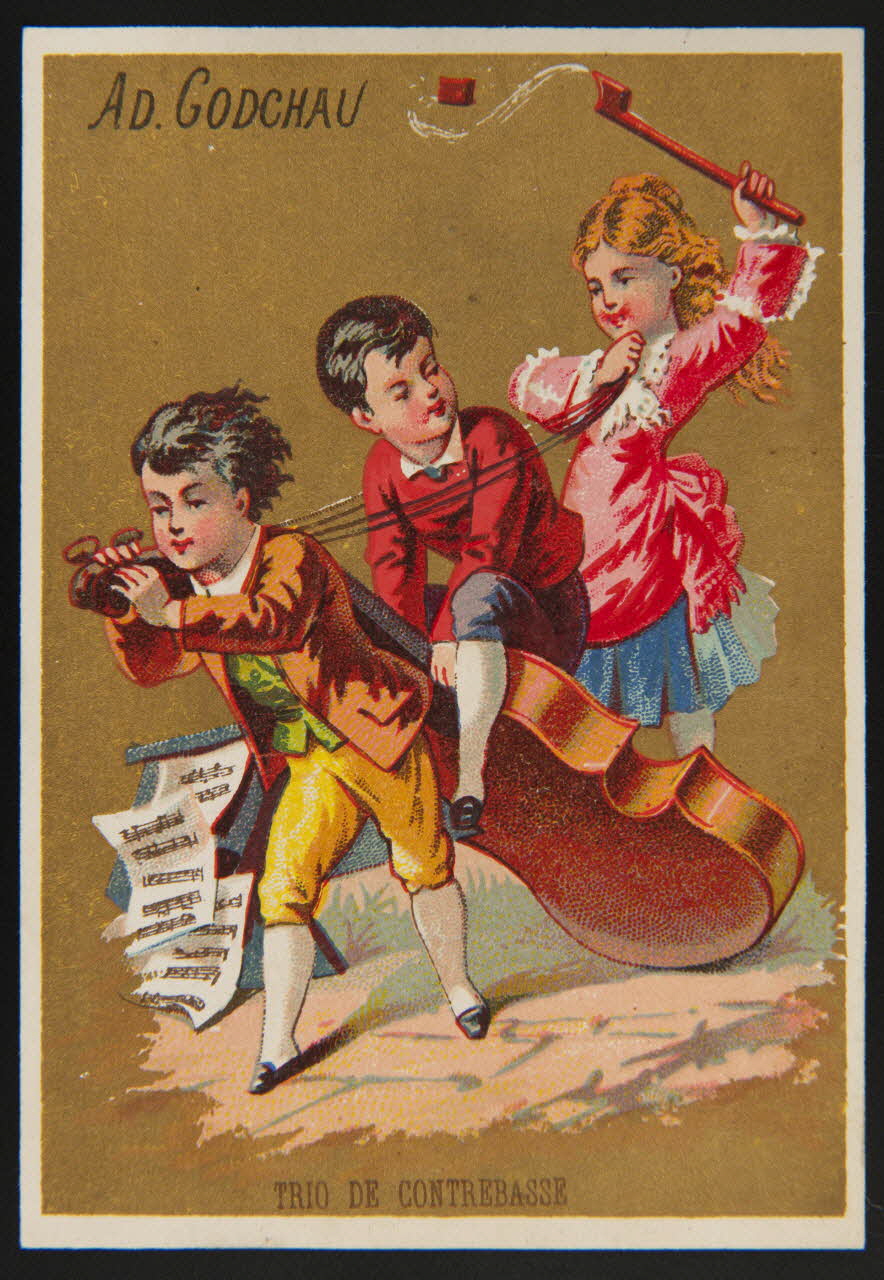 Bouillon-Rivoyre ; Cochet et Roulié carte réclame chromo Paris 1878-1880 1995.1.3006.10 Photo