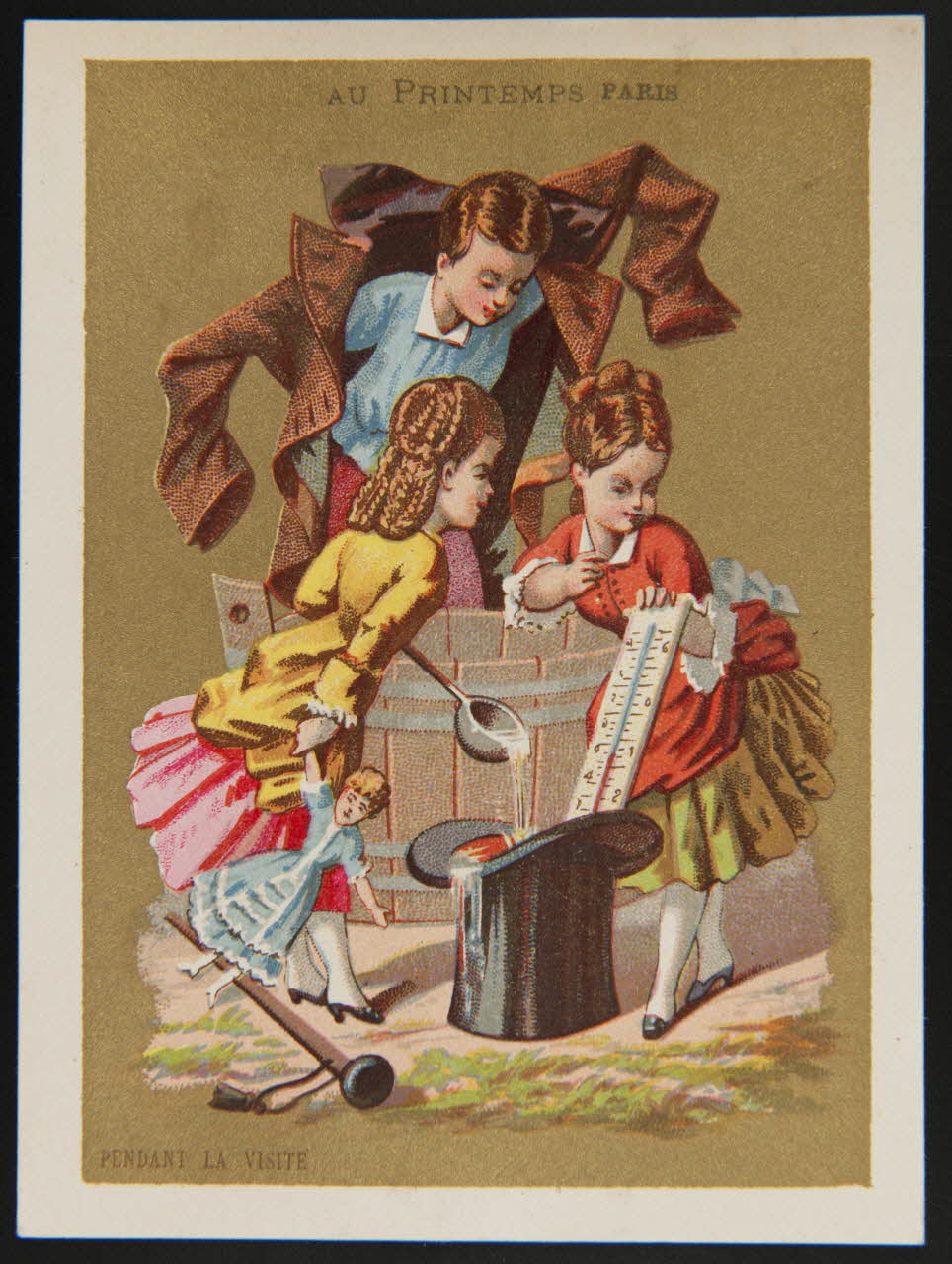 carte réclame chromo Paris 1878-1880 1995.1.3006.8 Photo