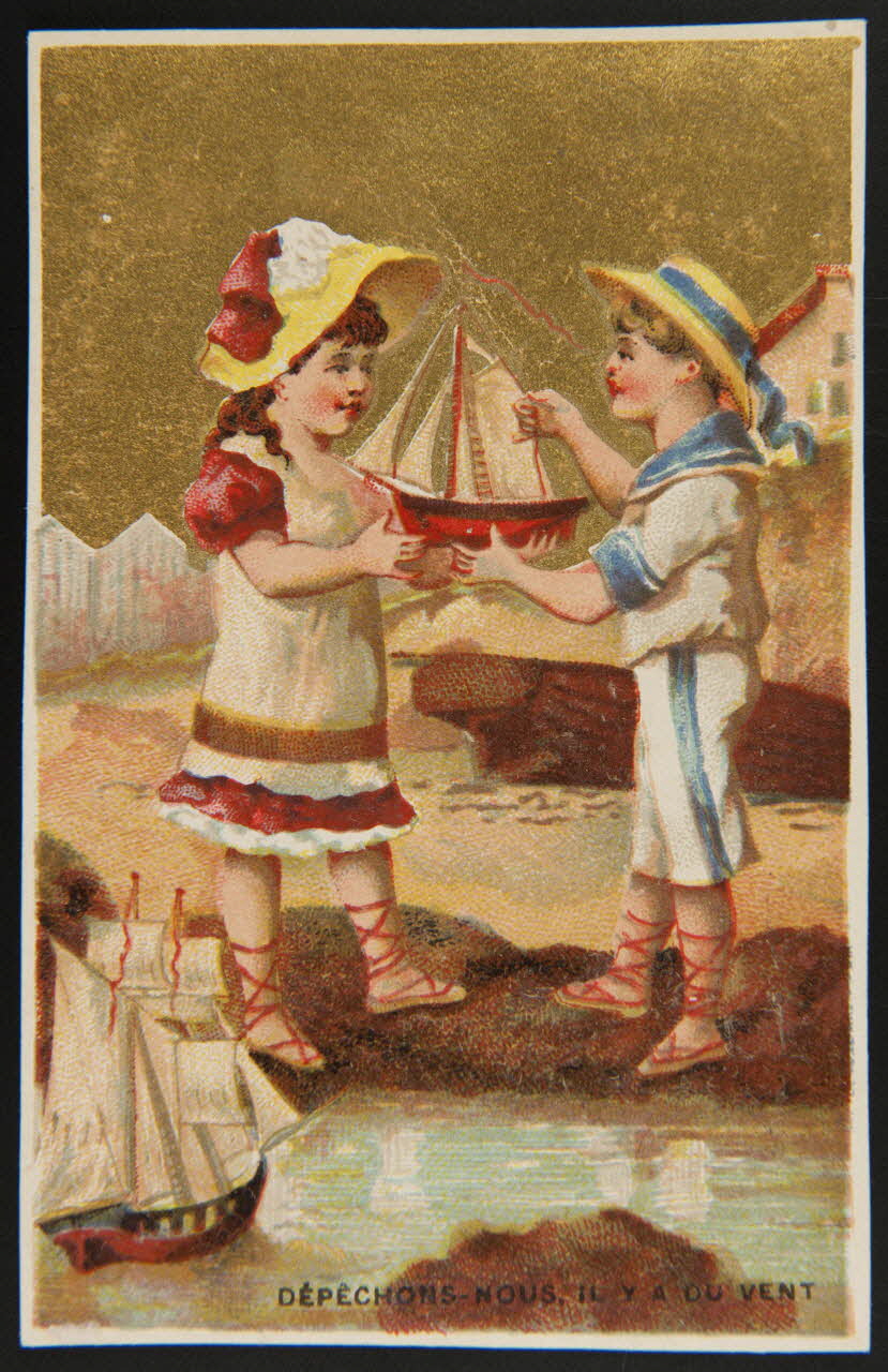 Bouillon-Rivoyre carte réclame chromo Paris 1877-1893 1995.1.3008.1 Photo