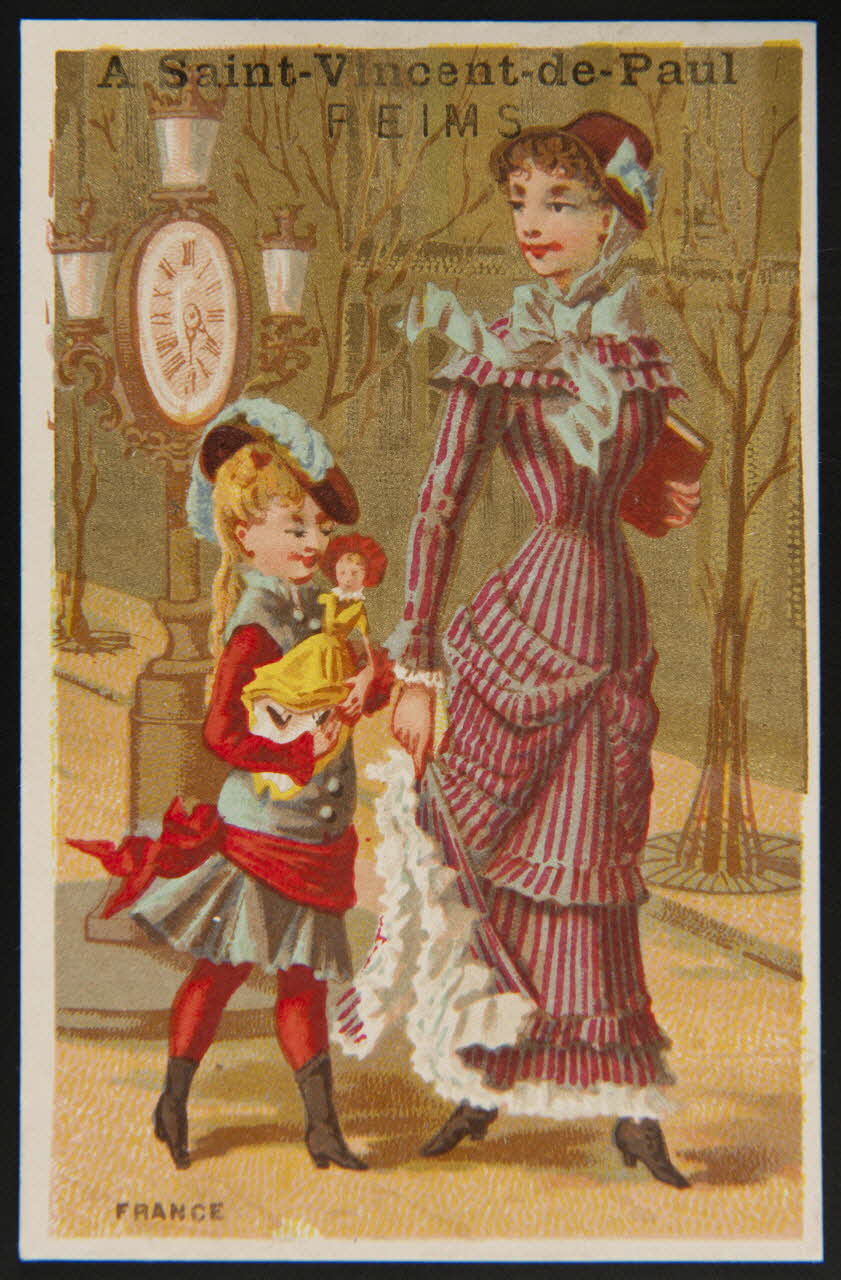 Bouillon-Rivoyre ; Michel L. carte réclame chromo Paris 1877-1893 1995.1.3009.2 Photo