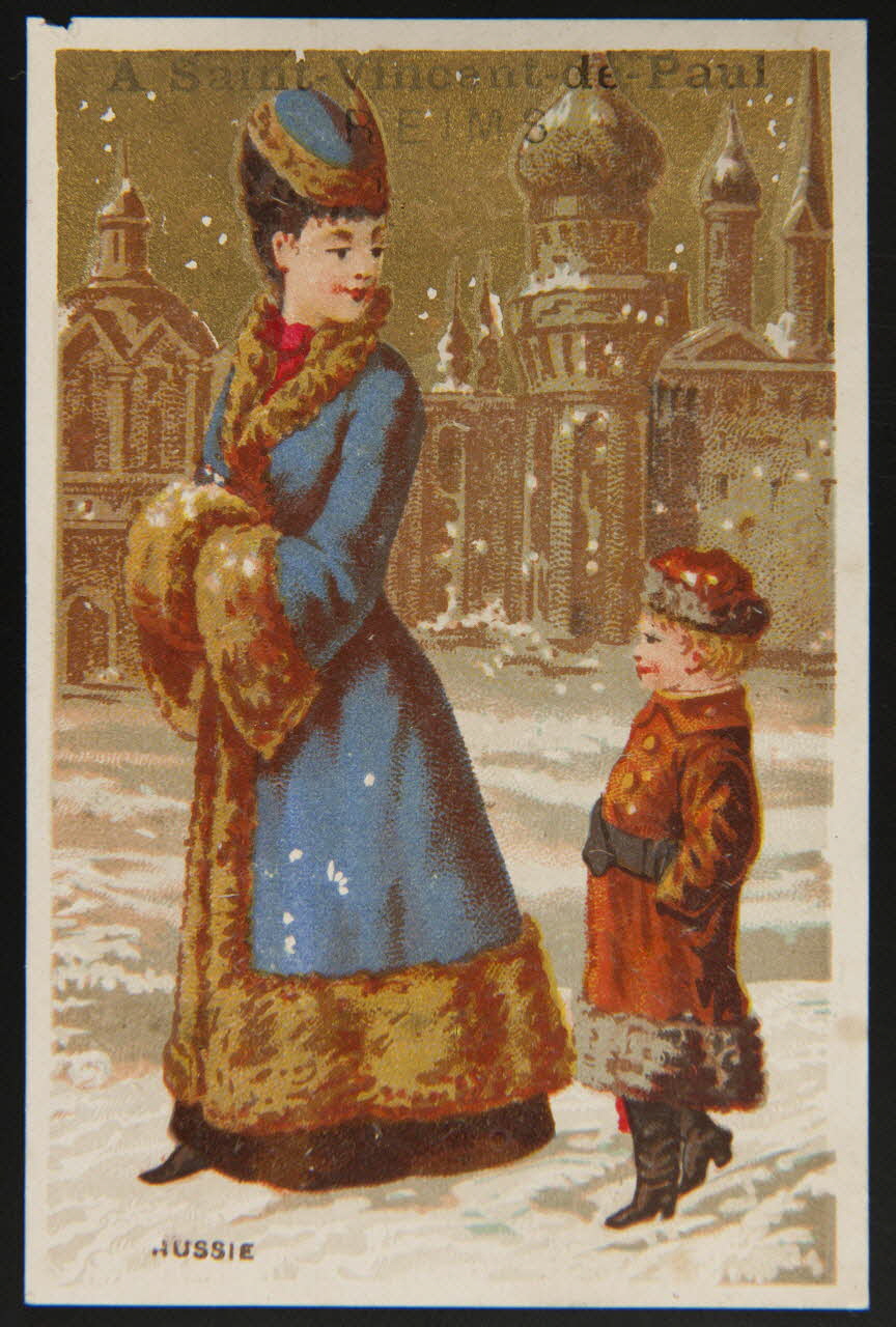 Bouillon-Rivoyre ; Michel L. carte réclame chromo Paris 1877-1893 1995.1.3009.3 Photo