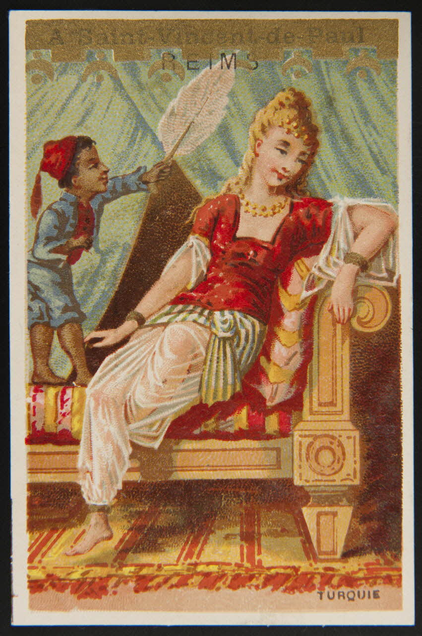 Bouillon-Rivoyre ; Michel L. carte réclame chromo Paris 1877-1893 1995.1.3009.4 Photo