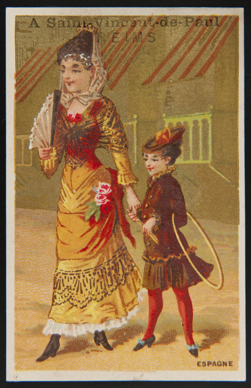 Bouillon-Rivoyre ; Michel L. carte réclame chromo Paris 1877-1893 1995.1.3009.5 Photo