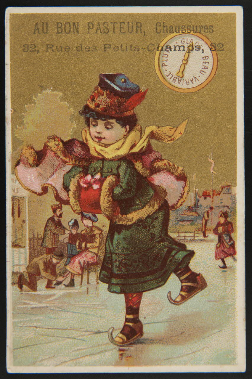 Bouillon-Rivoyre carte réclame chromo Paris 1877-1893 1995.1.3010.1 Photo