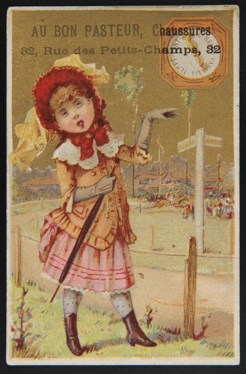 Bouillon-Rivoyre carte réclame chromo Paris 1877-1893 1995.1.3010.2 Photo