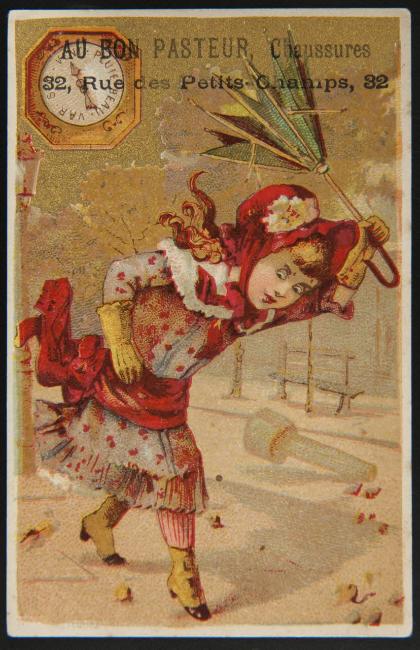 Bouillon-Rivoyre carte réclame chromo Paris 1877-1893 1995.1.3010.3 Photo