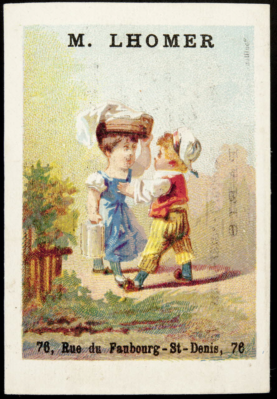 Bouillon-Rivoyre carte réclame chromo Paris 1877-1893 1995.1.3015.12 Photo