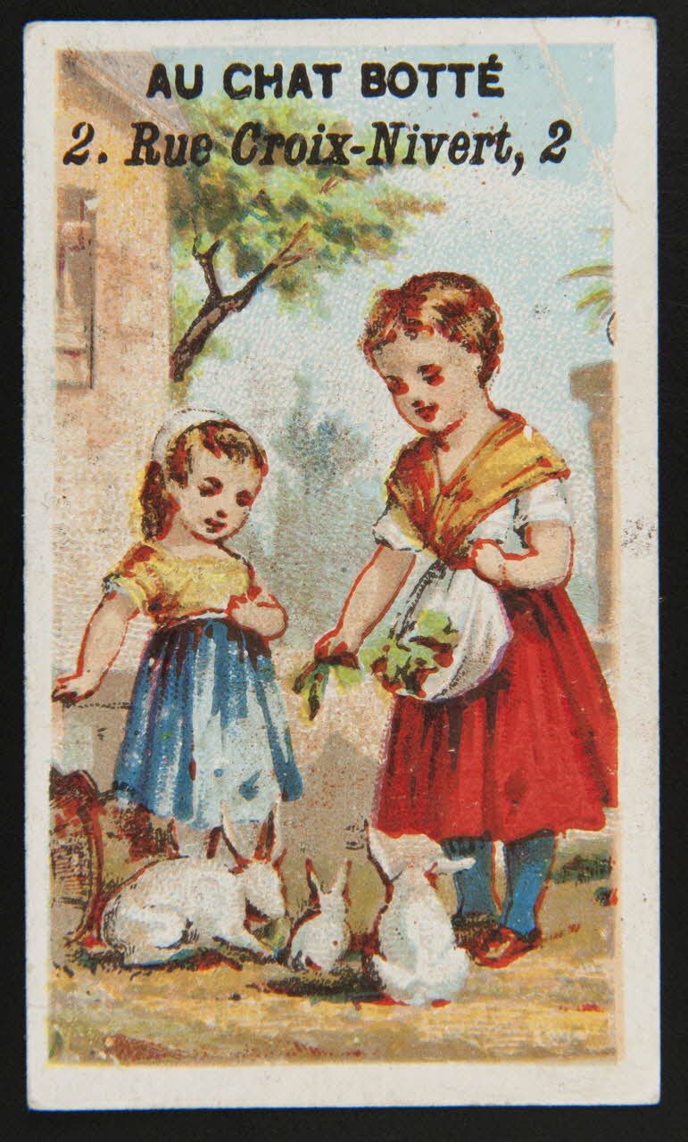 Bouillon-Rivoyre carte réclame chromo Paris 1877-1893 1995.1.3015.2 Photo