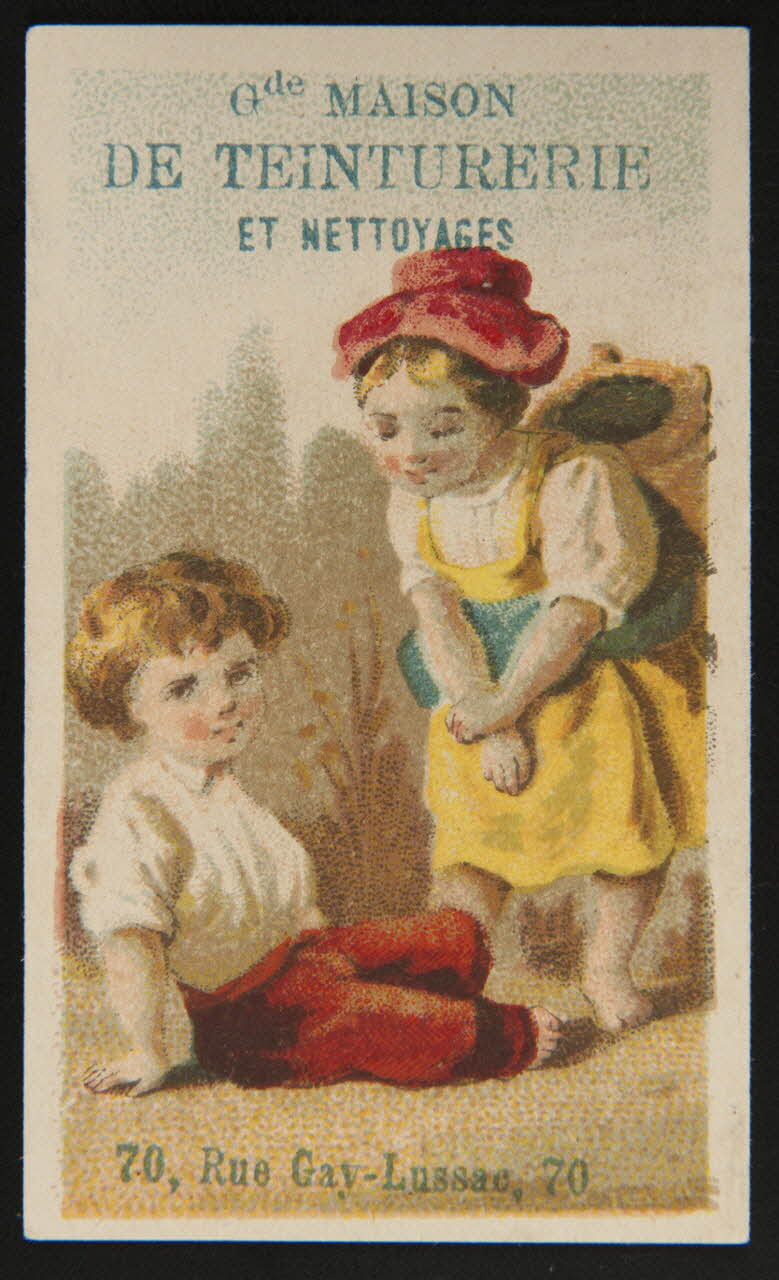 Bouillon-Rivoyre ; Michel L. carte réclame chromo Paris 1877-1893 1995.1.3015.7 Photo