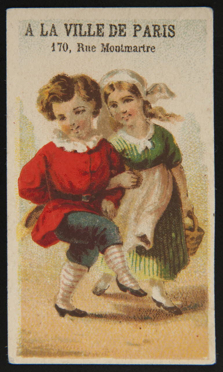 Bouillon-Rivoyre ; Cochet Aimé carte réclame chromo Paris 1878-1880 1995.1.3015.8 Photo