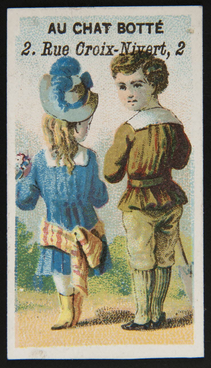 Bouillon-Rivoyre ; Michel L. carte réclame chromo Paris 1877-1893 1995.1.3015.9 Photo