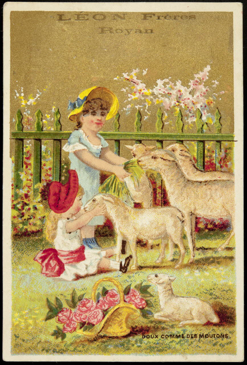 Bouillon-Rivoyre ; Michel L. carte réclame chromo Paris 1877-1893 1995.1.3018.1 Photo