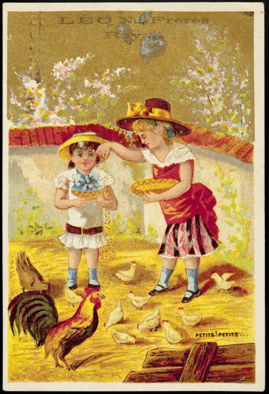 Bouillon-Rivoyre ; Michel L. carte réclame chromo Paris 1877-1893 1995.1.3018.2 Photo