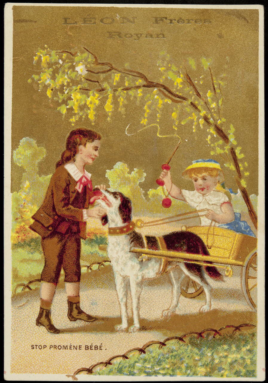 Bouillon-Rivoyre carte réclame chromo Paris 1877-1893 1995.1.3018.3 Photo