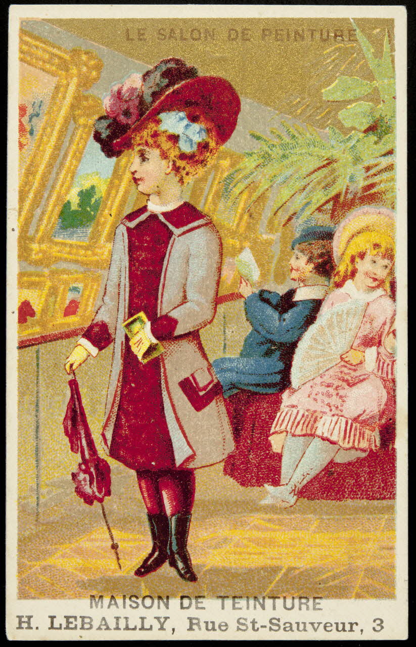 Bouillon-Rivoyre ; Michel L. carte réclame chromo Paris 1877-1893 1995.1.3019.1 Photo