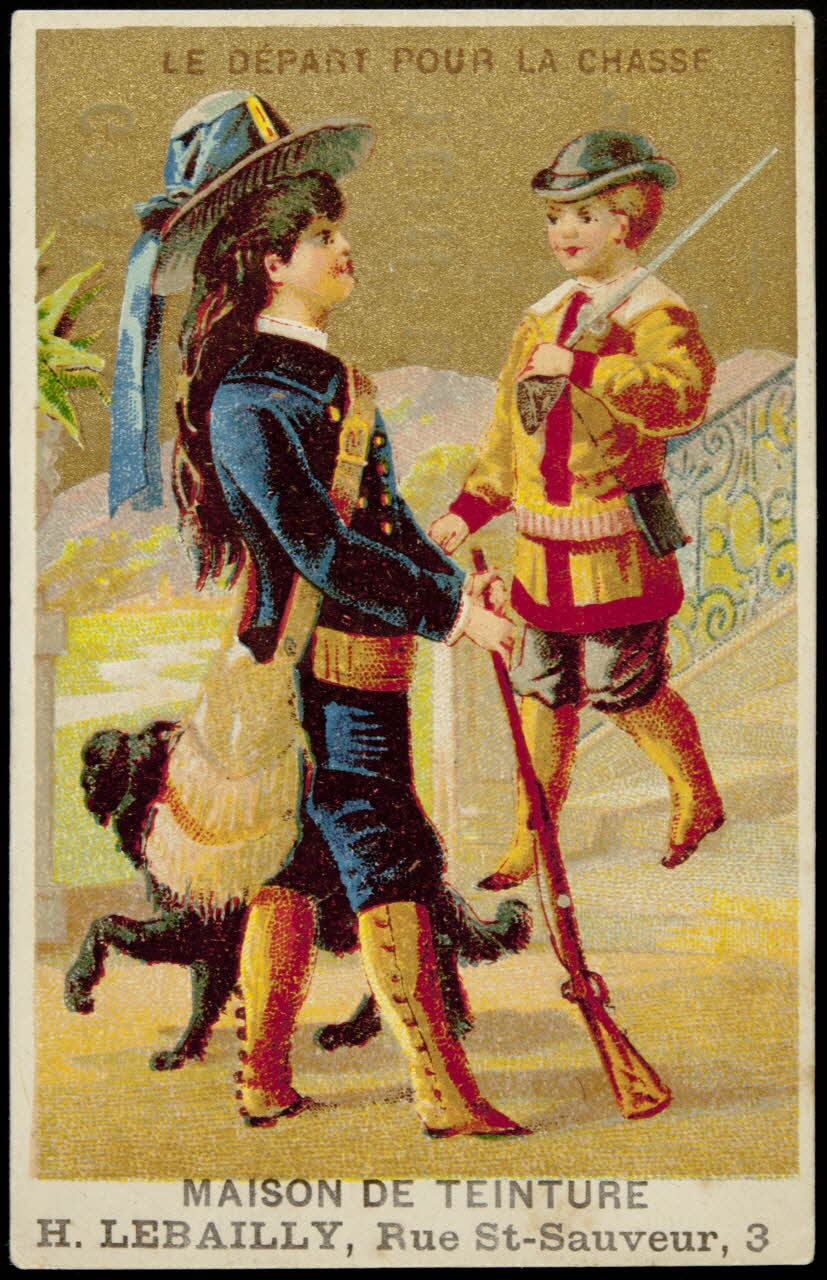 Bouillon-Rivoyre ; Michel L. carte réclame chromo Paris 1877-1893 1995.1.3019.3 Photo