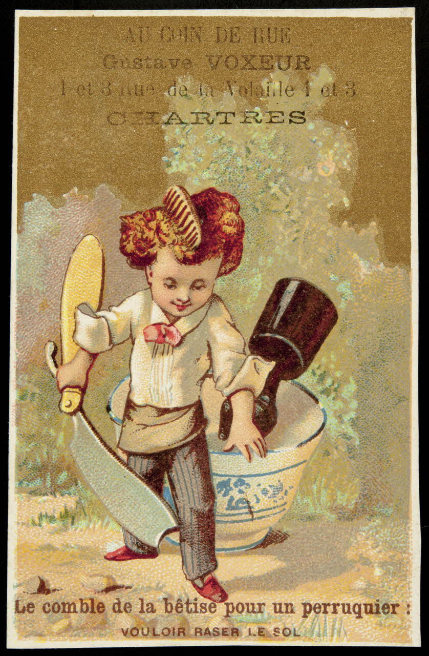 Bouillon-Rivoyre carte réclame chromo Paris 1877-1893 1995.1.3020.3 Photo