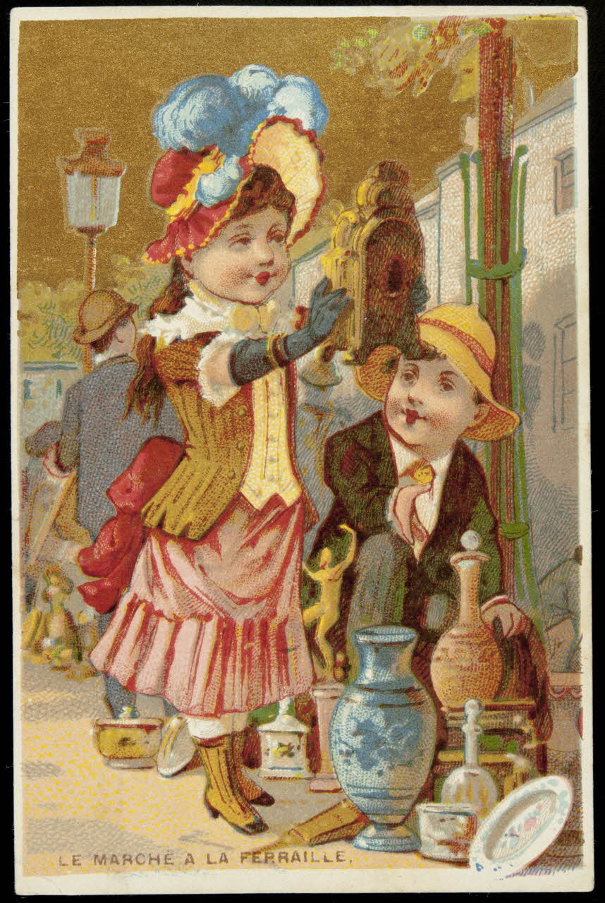 Bouillon-Rivoyre ; Michel L. carte réclame chromo Paris 1877-1893 1995.1.3023.1 Photo