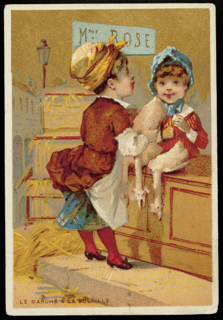 Bouillon-Rivoyre carte réclame chromo Paris 1877-1893 1995.1.3023.2 Photo