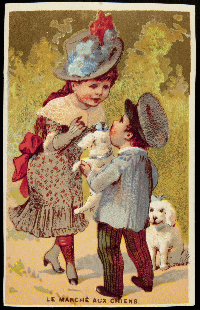 Bouillon-Rivoyre ; Deplanche carte réclame chromo Paris 1877-1893 1995.1.3023.3 Photo