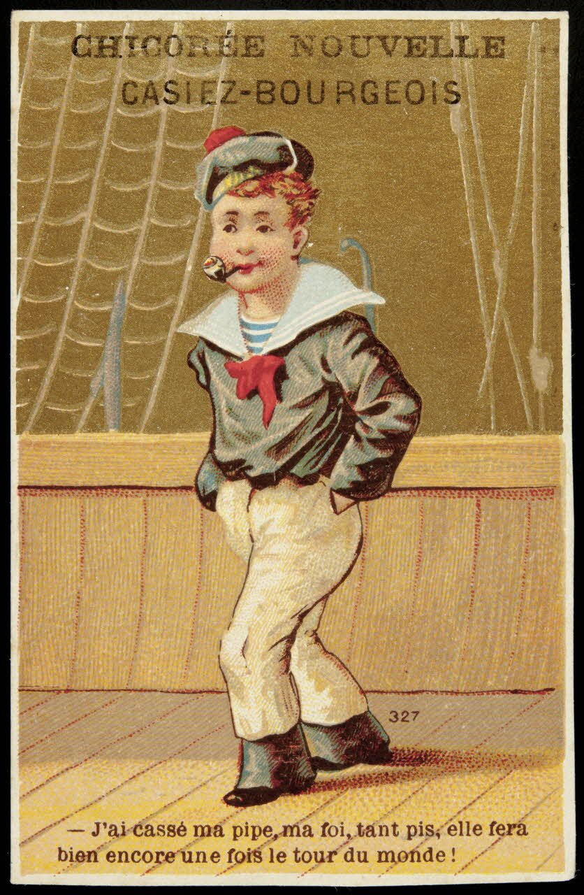 Bouillon-Rivoyre carte réclame chromo Paris 1877-1893 1995.1.3026.2 Photo