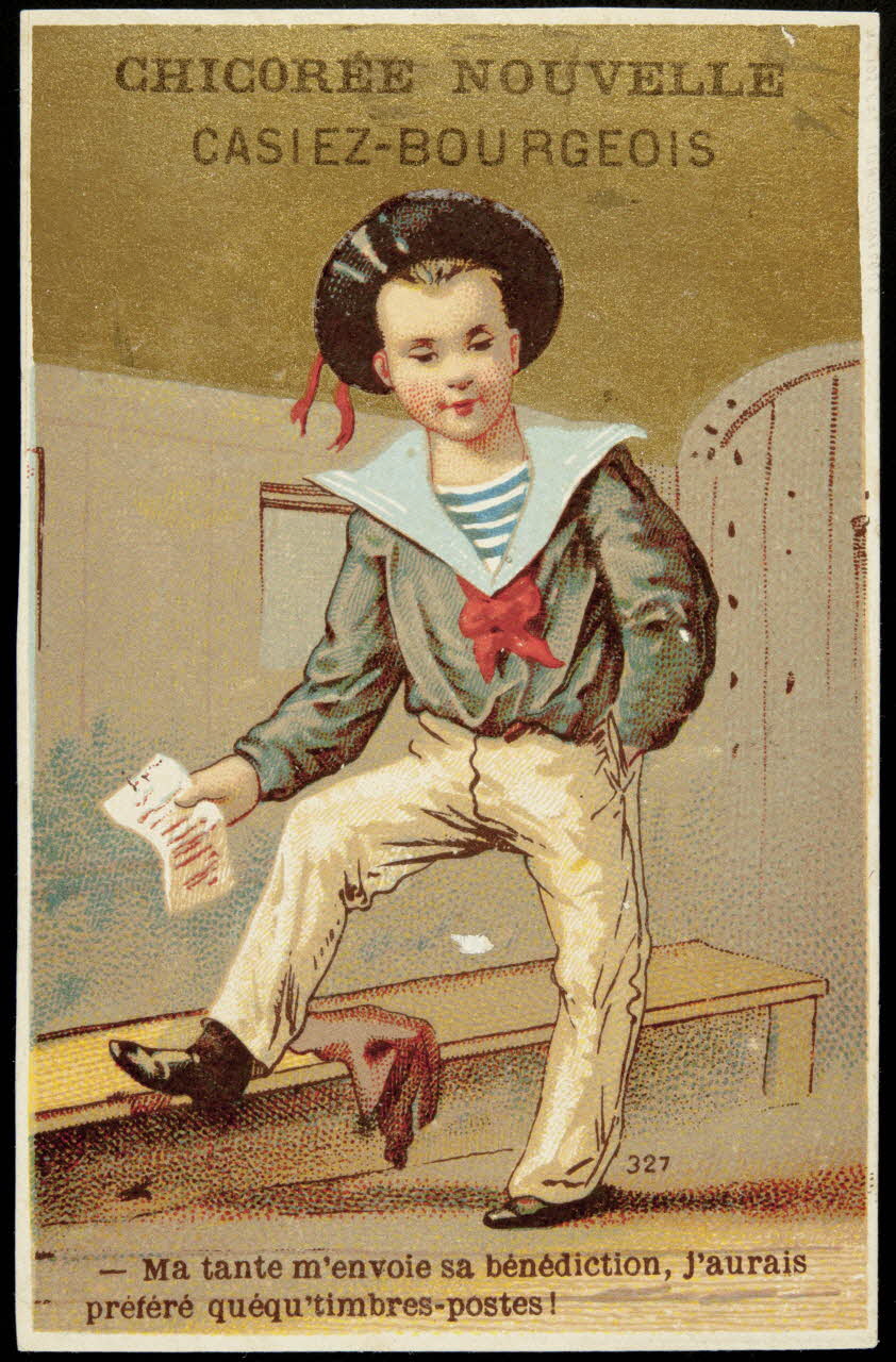 Bouillon-Rivoyre carte réclame chromo Paris 1877-1893 1995.1.3026.3 Photo