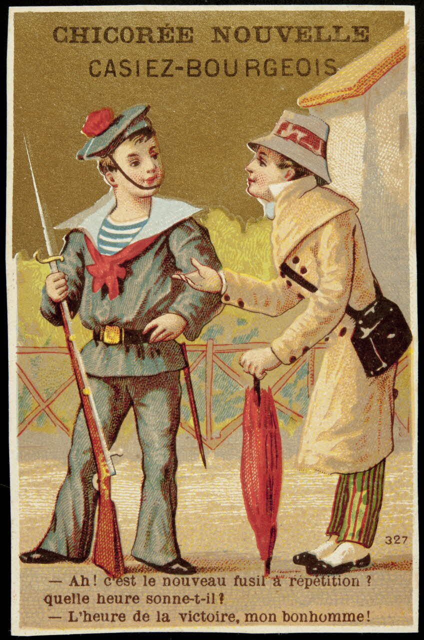 Bouillon-Rivoyre carte réclame chromo Paris 1877-1893 1995.1.3026.4 Photo